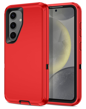 Heavy Duty Case for A55 5G (RED & BLACK) (Only Ground Shipping)