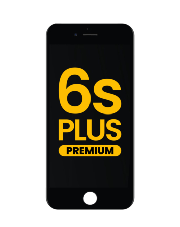 LCD Assembly with Steel Plate for iPhone 6S Plus (BLACK) (Premium)