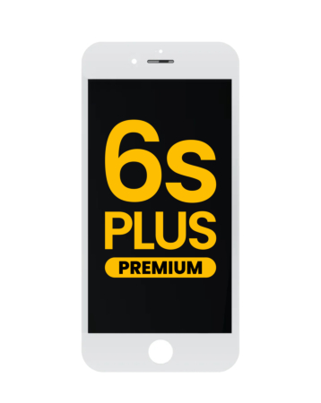 LCD Assembly with Steel Plate for iPhone 6S Plus (WHITE) (Premium)