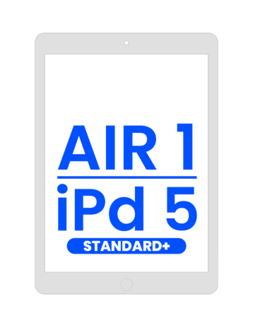Standard+ iPad 5 (2017) / Air 1 Digitizer Assembly (WHITE) (Air 1 Home Button Pre-Installed)