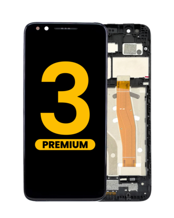 LCD Assembly with Frame for Alcatel 3 (5052 / 2018) (Premium)