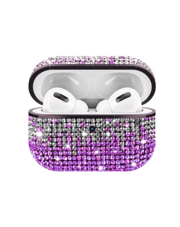 New Stone Design Case - PURPLE for Airpods (3rd Gen) (Only Ground Shipping)