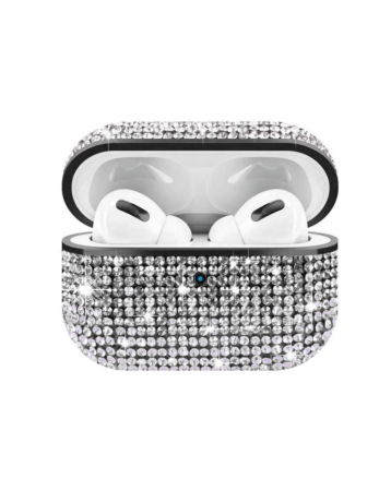 New Stone Design Case - SILVER for Airpods (3rd Gen) (Only Ground Shipping)