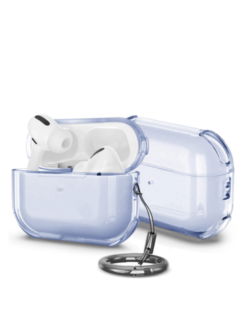 Hybrid Case with Air Cushion Technology - LIGHT BLUE for Airpods 4th Gen (Only Ground Shipping)