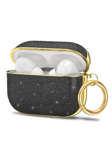 New Stone Design Case - BLACK for AirPods Pro (3rd Gen) (Only Ground Shipping)