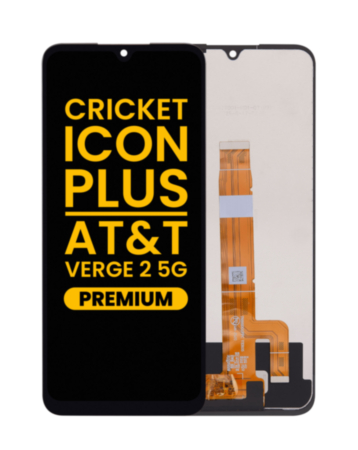 LCD Assembly without Frame for Cricket lcon Plus (2026) (SN333C) / AT&T Verge 2 5G (Premium)