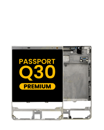LCD Assembly with Frame for BlackBerry Passport Q30 (2nd Gen) (BLACK) (Premium)