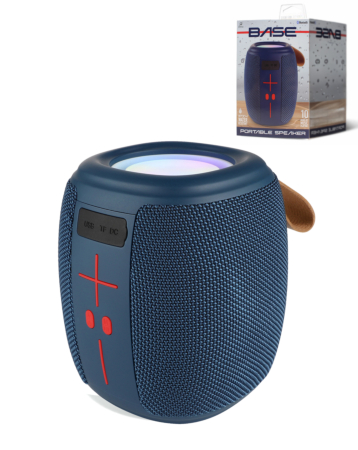 BASE Wireless Speaker with Strap - BLUE (Only Ground Shipping)