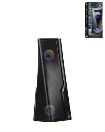 10W Bluetooth Angled Speaker with FM Radio - BLACK (Only Ground Shipping)