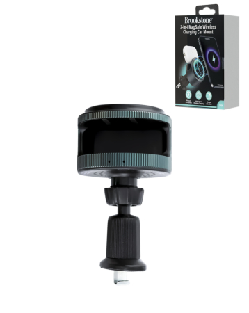 Brookstone (2in1) Wireless Vent Mount - BLACK (Only Ground Shipping)