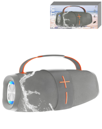 BLASTIN Portable Boombox Speaker (GRAY) (Only Ground Shipping)