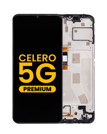 LCD Assembly with Frame for Boost Mobile Celero 5G (2021) (Premium)