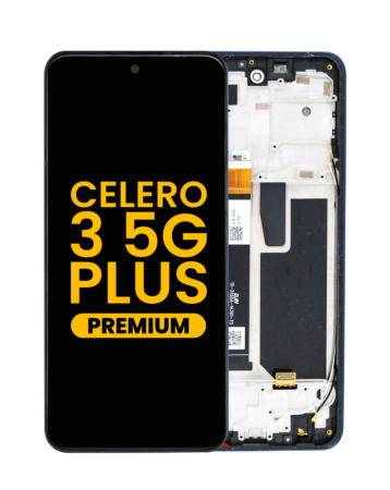 LCD Assembly with Frame for Boost Mobile Celero 3 5G Plus (BLUE) (Premium)