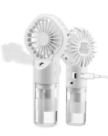 Bytech Handheld Spray Fan (WHITE) (Only Ground Shipping)