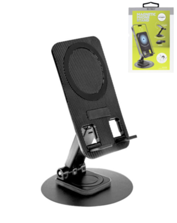 Bytech Foldaway Magnetic Phone Stand Stand (BLACK) (Only Ground Shipping)