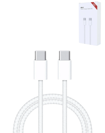 USB C-C Fast Charging Cable for iPhone 16 / 15 and iPads Series (6ft) (100W) (Only Ground Shipping)