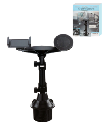 Universal Dual Phone Mount for Cup Holder (Only Ground Shipping)