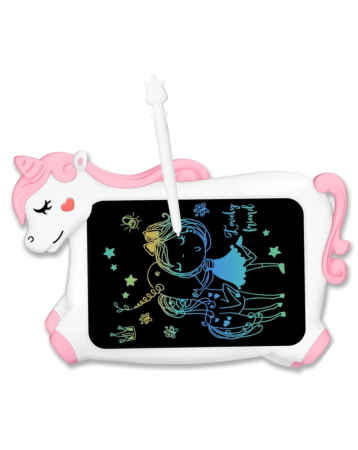 10.5" Kids Writing Doodle Pad - PINK UNICORN (Only Ground Shipping)