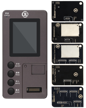 Grab wholesale deals on the DLZ F210 True Tone Restore Programmer Unit with 5 Boards for iPhone 12 to 16 Series.
