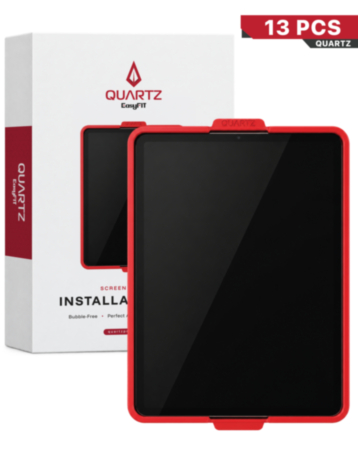 QUARTZ Tempered Glass Molds Compatible All iPad Models (13 Piece Set)