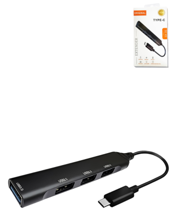 4 USB Extender to USB-C Cable Connector (Only Ground Shipping)