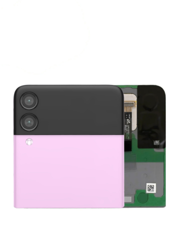 Outer OLED Assembly without Frame for Galaxy Z Flip 3 F711 (LAVENDER) (Service Pack)