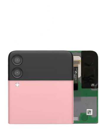 Outer OLED Assembly without Frame for Galaxy Z Flip 3 F711 (PINK) (Service Pack)