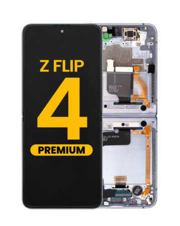 OLED Assembly with Frame for Galaxy Z Flip 4 F721 (BLUE) (US and International) (Premium)