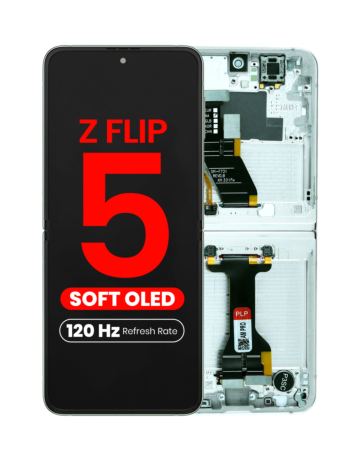 OLED Assembly with Frame for Galaxy Z Flip 5 F731 (MINT) (US & International) (Aftermarket Pro OLED / 120HZ)