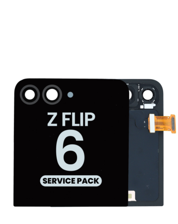 Outer OLED Assembly without Frame for Galaxy Z Flip 6 F741 (BLACK) (Service Pack)