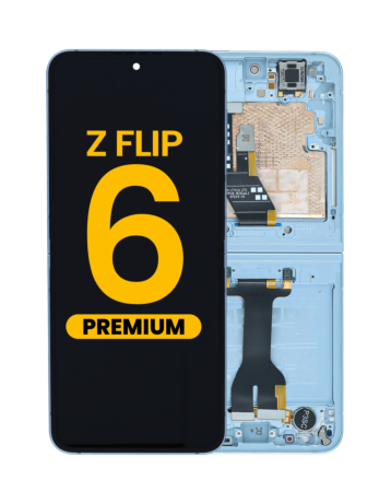 OLED Assembly with Frame for Galaxy Z Flip 6 F741 (BLUE) (US & International) (Premium)