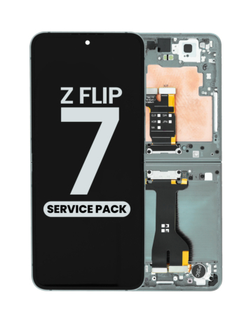OLED Assembly with Frame for Galaxy Z Flip 7 F766 (MINT) (Single Sim Version) (Service Pack)