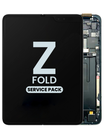 Inner OLED Assembly With Frame For Galaxy Z Fold 4G (COSMOS BLACK) (Service Pack)