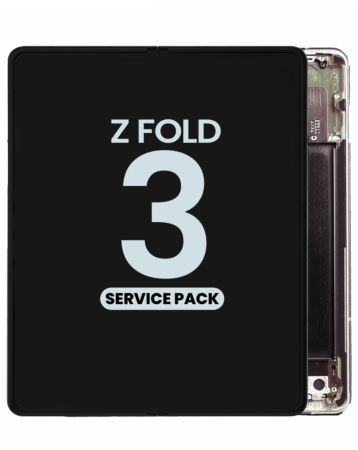 Inner OLED Assembly with Frame for Galaxy Z Fold 3 F926 (PHANTOM BLACK) (Service Pack)
