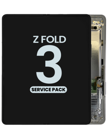 Inner OLED Assembly with Frame for Galaxy Z Fold 3 F926 (PHANTOM SILVER) (Service Pack)