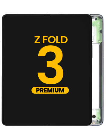 Inner OLED Assembly with Frame for Galaxy Z Fold 3 5G (US & International) (PHANTOM SILVER) (Premium)