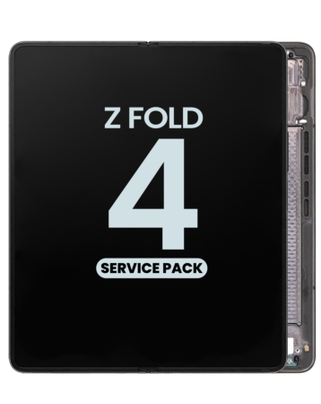 Inner OLED Assembly with Frame for Galaxy Z Fold 4 F936 (PHANTOM BLACK) (Service Pack)