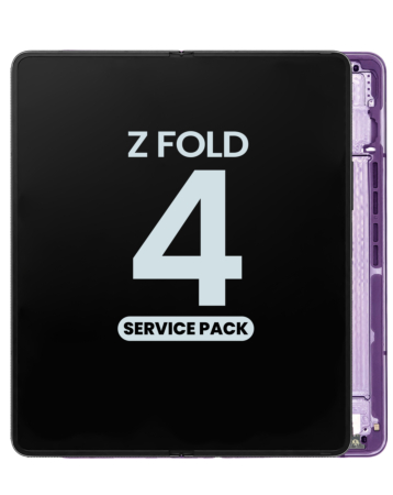 Inner OLED Assembly with Frame for Galaxy Z Fold 4 F936 (BURGUNDY) (US and International) (Service Pack)