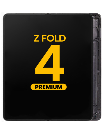 Inner OLED Assembly with Frame for Galaxy Z Fold 4 5G (US & International) (Premium) (PHANTOM BLACK)