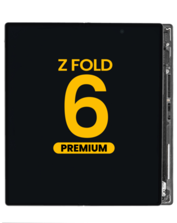 OLED Assembly with Frame for Galaxy Z Fold 6 5G (US & International) (Premium) (BLACK)