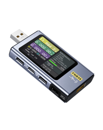 FNB58 USB Tester - Voltmeter & Ammeter with TYPE-C Fast Charge Detection (Not Returnable)