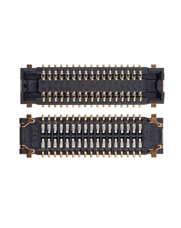 Buy the Main Camera FPC Connector pack of 10 for the Galaxy A13 5G model A136U 2021, located on the motherboard, female type with 34 pins.
