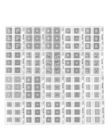 QianLi Solder Mask Pad Samsung Series (20 Models) (Not Returnable)