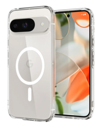 Google Pixel 10 Pro XL Wireless Charging Case - CLEAR (Full Bottom Close) (Only Ground Shipping)