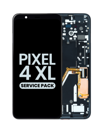 OLED Assembly with Frame for Google Pixel 4 XL (GRAY Power Button) (Service Pack)