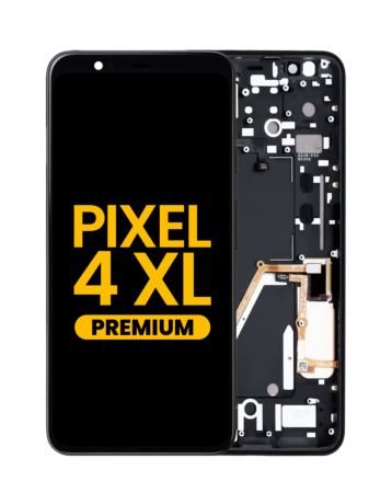 OLED Assembly with Frame for Google Pixel 4 XL (GRAY Power Button) (Premium)