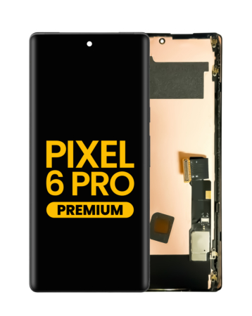 OLED Assembly with Frame for Google Pixel 6 Pro (Without Fingerprint Sensor) (Premium)