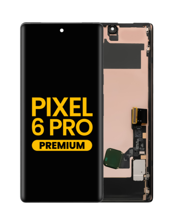 OLED Assembly with Frame for Google Pixel 6 Pro (With Fingerprint Sensor) (Premium)