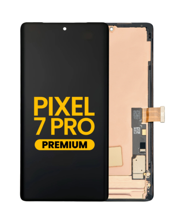 OLED Assembly with Frame for Google Pixel 7 Pro (Without Fingerprint Sensor) (Premium)