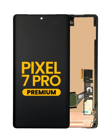 OLED Assembly with Frame for Google Pixel 7 Pro (With Fingerprint Sensor) (Premium)